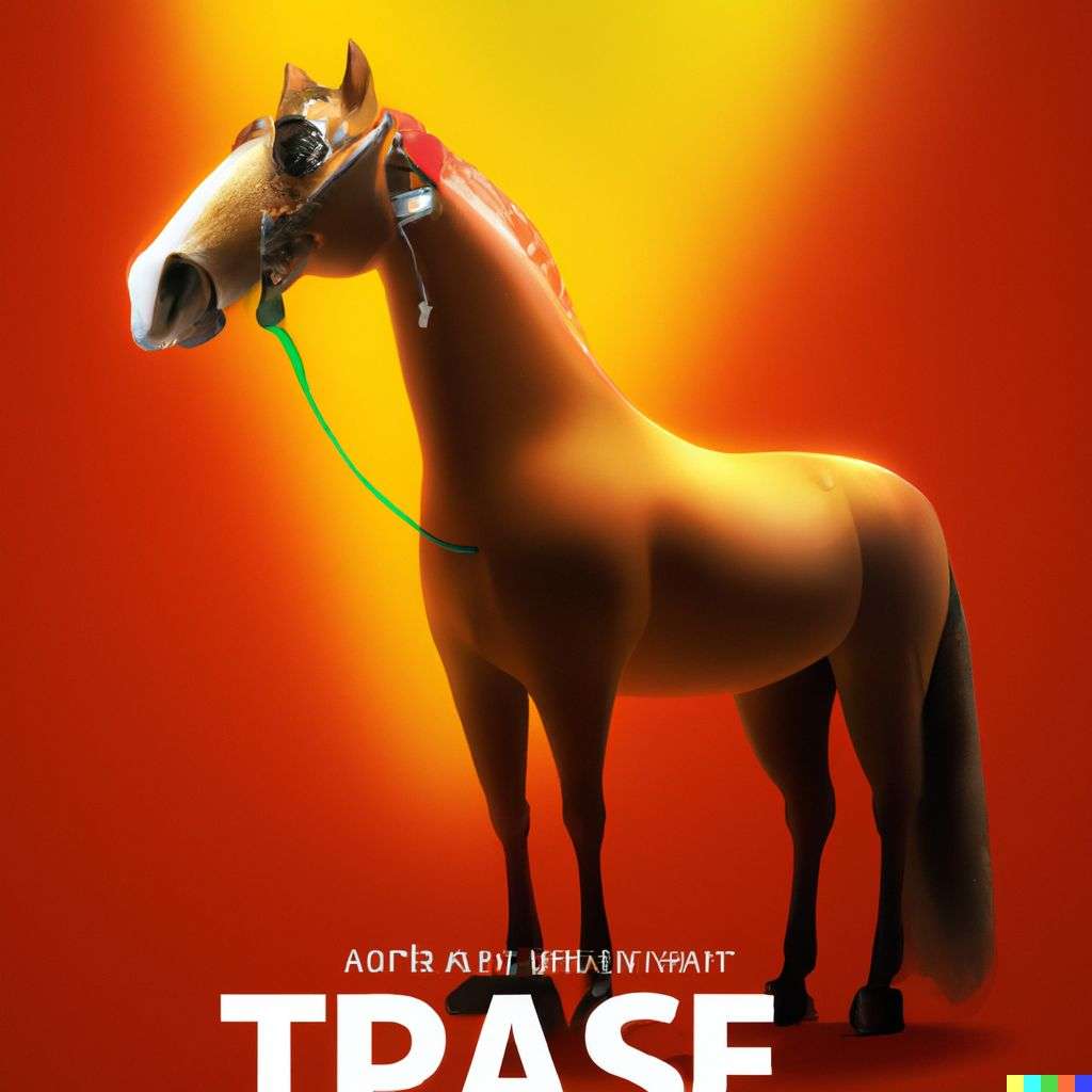 a horse, promotional poster for a Pixar movie
